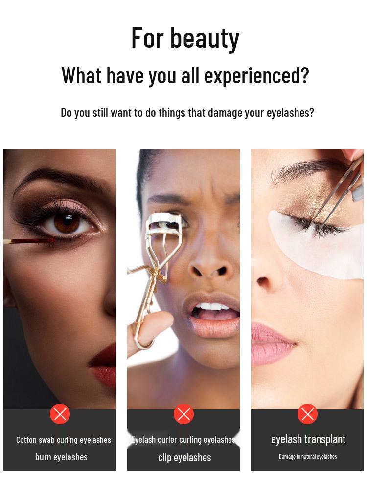 Ионный перезаряжаемый щипчик для завивки ресниц Eyecurl 3-го поколения - Долговечный изгиб