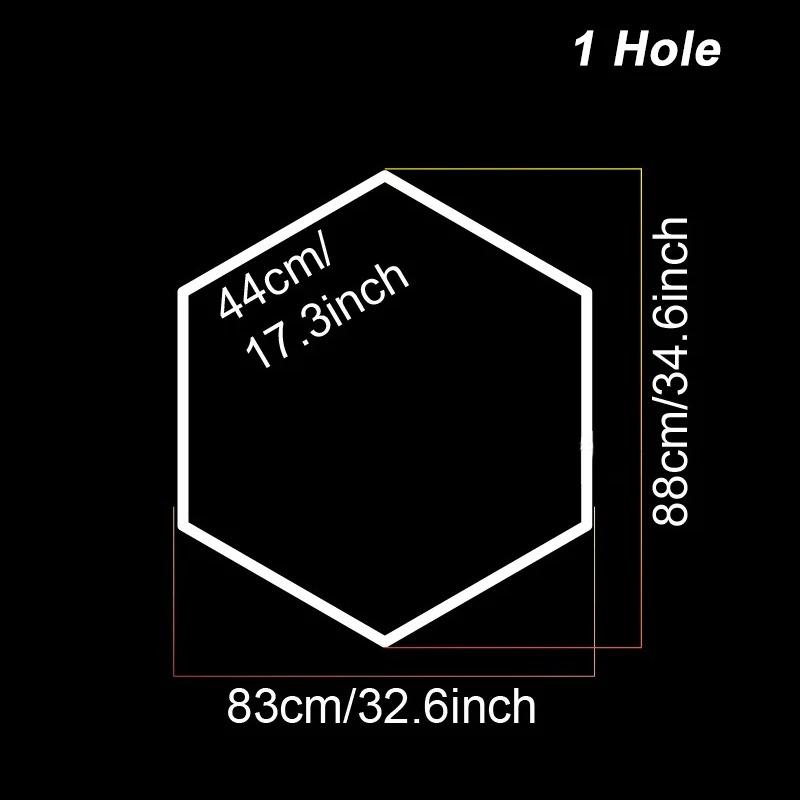 Светодиодные шестиугольные гаражные светильники Сотовые светодиодные трубчатые светильники 85В-265В Потолочный светильник для детейлинга автомобилей для спортзала, автомойки