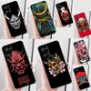 Hannya Demon Oni Case For Realme GT 6 6T GT 7 Pro C75 C67 C61 C55 C53 C51 C21Y C25S 10 11 12 13 14 Pro Plus