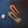 Hairstyle Design Tool Chinese Style Headwear Wooden Hairpin U Shape Hairpin Hanfu Hair Sticks