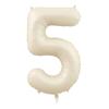 40 Inch 0-9 Digital Balloon Number Aluminum Foil Helium 18 Inch Love Shaped Caramel Cream Birthday Gift Toy Party Decoration