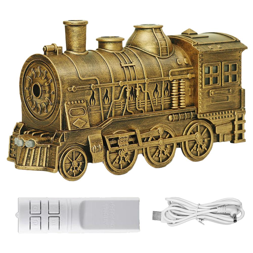 Retro Train Aromatherapy Diffuser 300ml with 25dB Ultra Quiet Operation