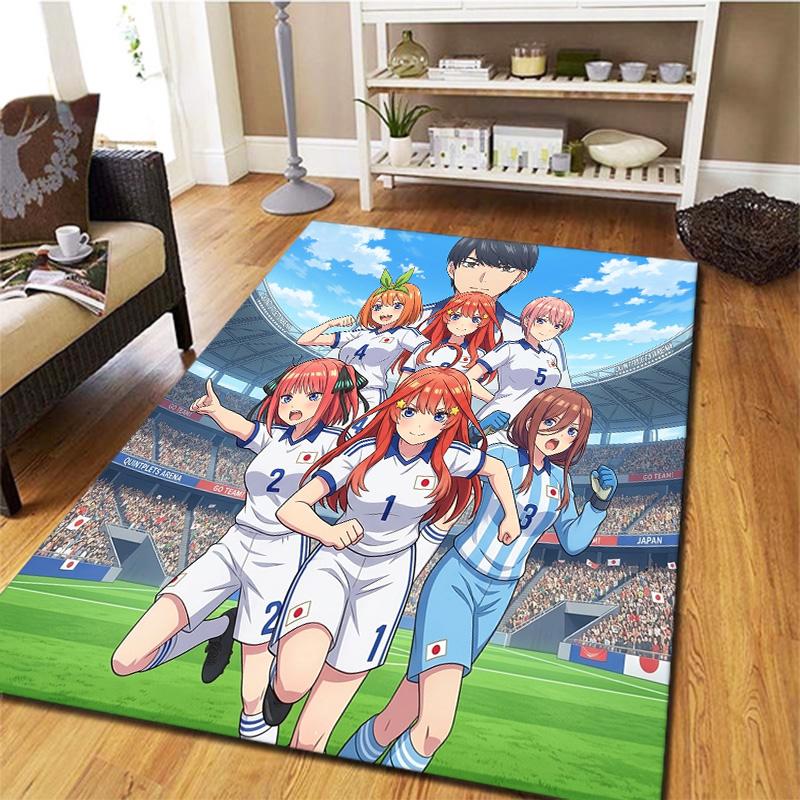 The Quintessential Quintuplets Carpet Rug For Living Room Bedroom Home Sofa Decoration Kids Play Nonslip Floor Mat