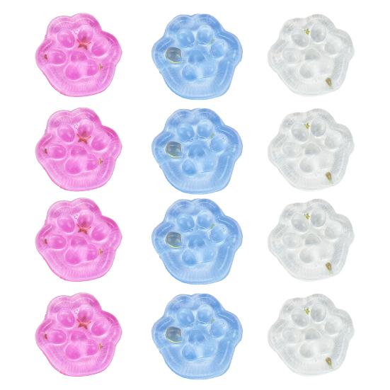 Прозрачная сжимаемая игрушка Квадратный кубик льда/Лапка кошки Сжимаемый мячик Сенсорная игрушка Маленькая игрушка для снятия стресса Fidget Toy для взрослых