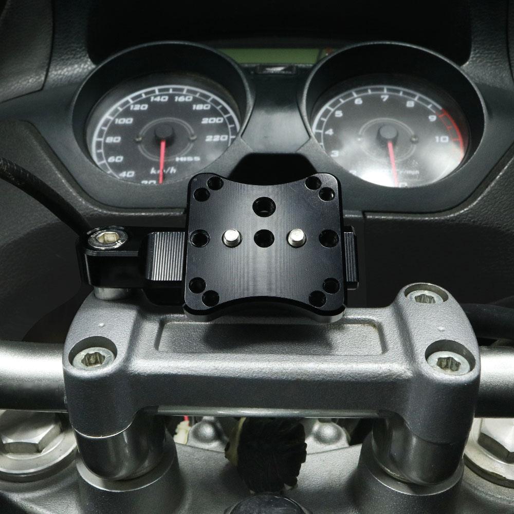 Крепление на руль Держатель для GPS-навигатора Для KAWASAKI ER-5 Versys Z Vulcan SUZUKI GSX-S V-Strom DR-Z Bandit GSF GSR
