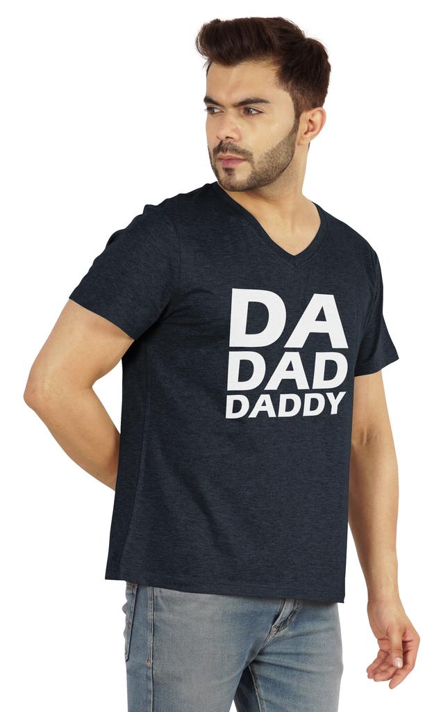 Inkmeso Mens Tshirt   Da Dad Daddy   Graphic Tshirt For Dad Gift Tee Shirt For First Time