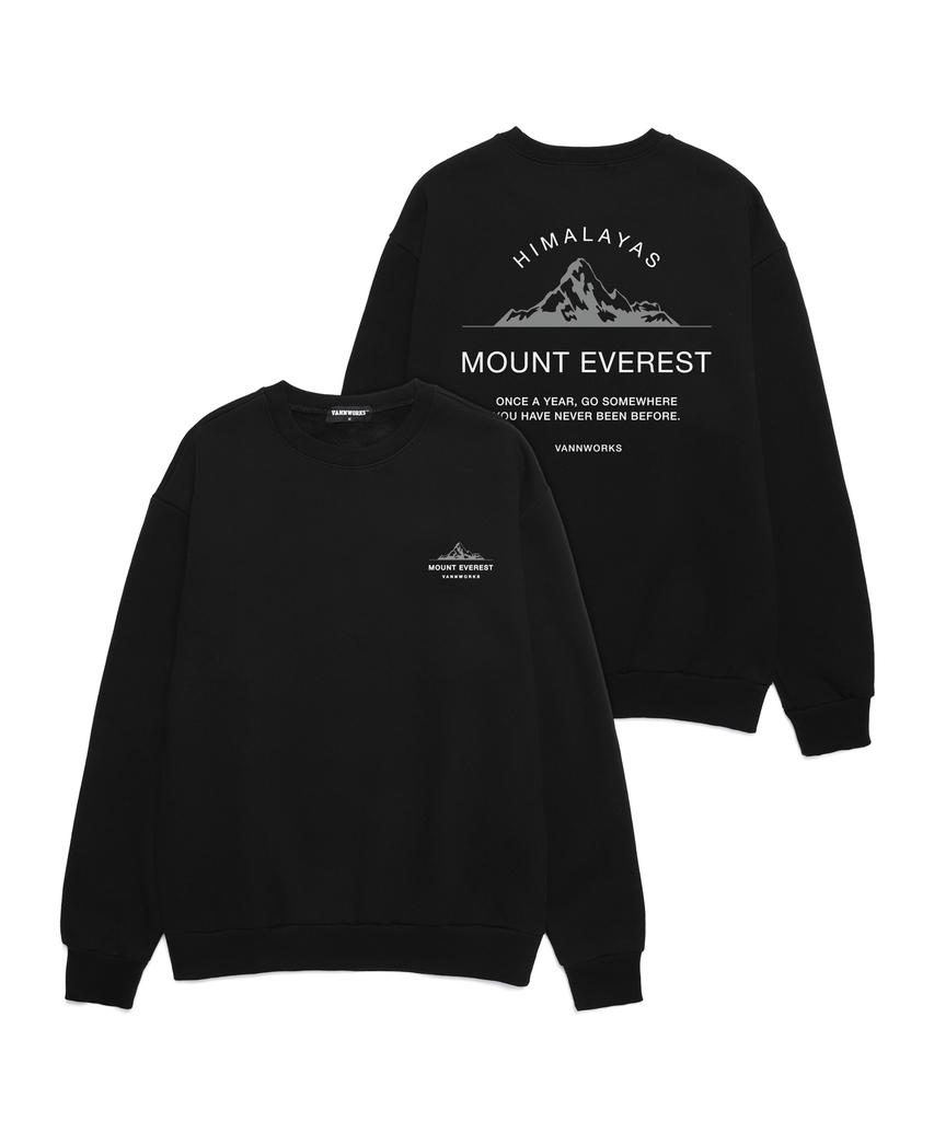 VANNWORKS Everest Oversized Sweatshirt (Vls0004) Black (Type B)