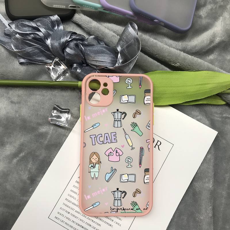 Nurse Medical Medicine Health Heart Phone Case For iPhone 16 15 14 13 12 11 Pro Max Mini SE 7 8 Plus Matte Cover Clear Fundas
