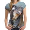 Women T-shirt Koala 3D Print Tees Animal Woman Men Fashion Streetwear Short Sleeve Harajuku Female T Shirts Oversized Y2k Tops