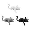 Cute Sleeping Cat Ornament 3D Printed Cat Statues Crafts Decorative Cat Statues  Bedroom Decor