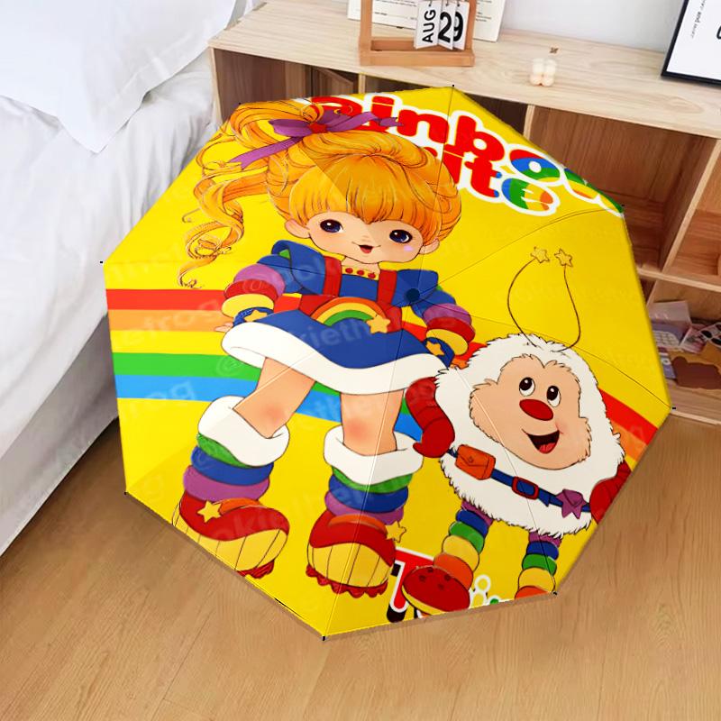 Rainbow Adventure Umbrella Folding umbrella, automatic umbrella 8-Frame for Travel, camping Use Gift for Halloween Christmas