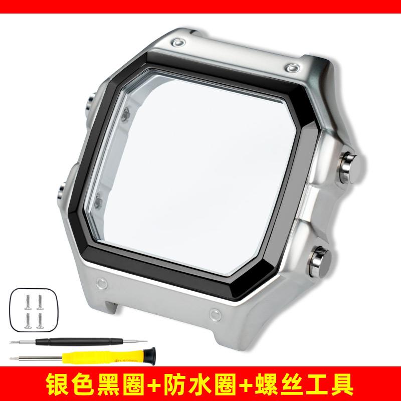 Ae1200 Модные Аксессуары Для Casio Комплект Корпуса Модифицированный Металл AE-1200 Ae-1300 Безель Стекло Ремешок Кольцо Стальная Часовая Лента