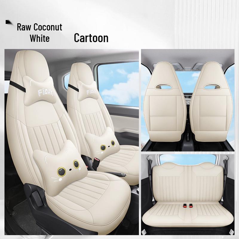 Wuling Hongguang Mini EV All-Season Leather Car Seat Cover