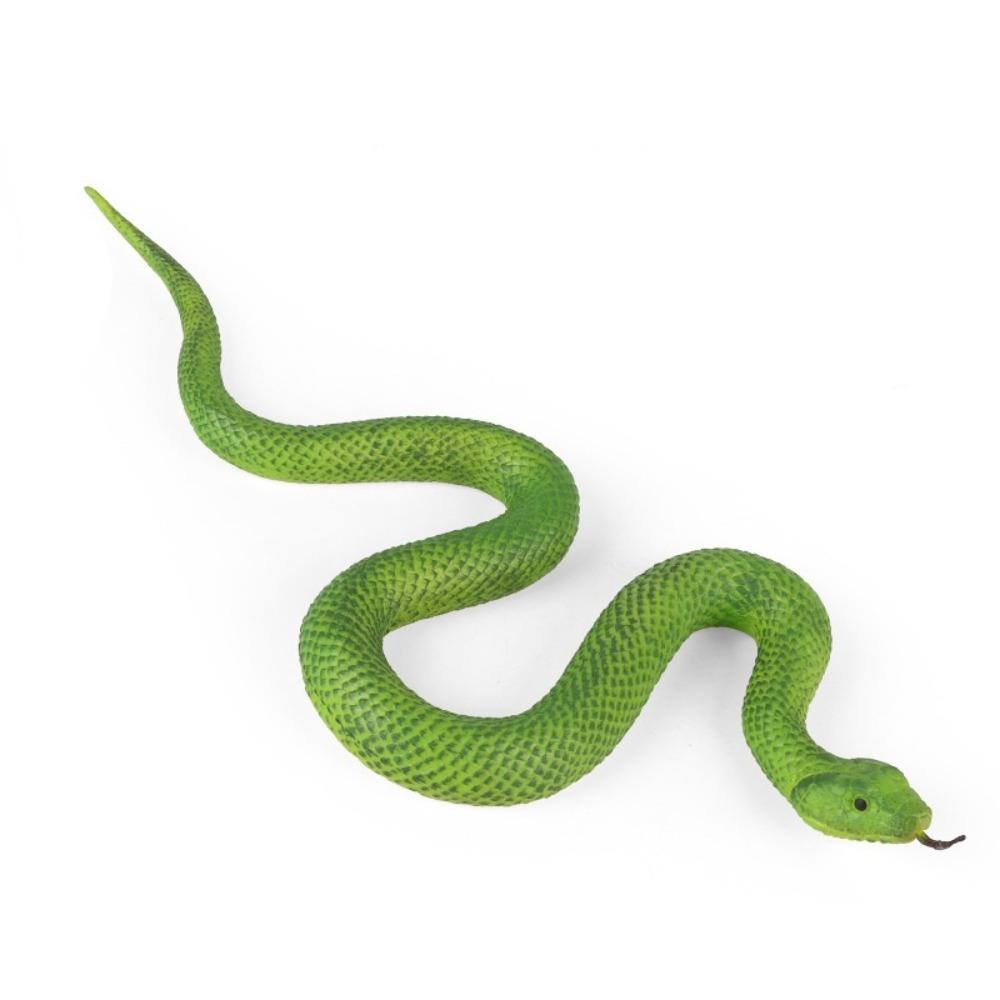 Python Cobra Rattlesnake Model Soft TPR Simulation Snake Snake Action Figures  Halloween Trick