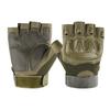 Men's Half-Finger Tactical Cycling Gloves with Non-slip, Shock Absorption, and Hard Shell Protection for Outdoor and Military Training.