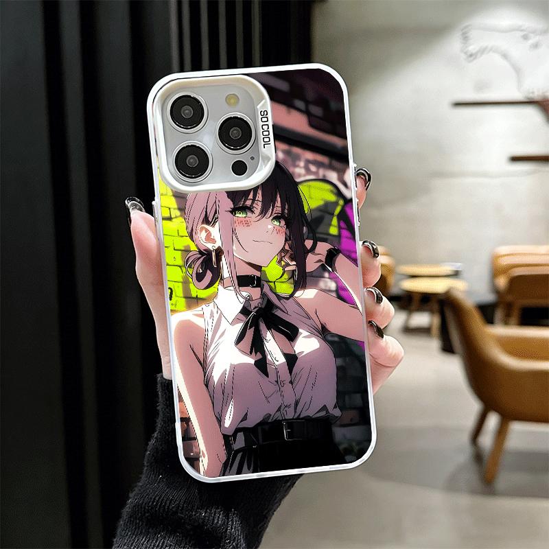 Аниме Персонаж R-Reze CSM Мягкий Чехол для Телефона для iPhone 15 16 17 Pro Max 17Air 16E 14 Plus 13 12 Mini Ударопрочный Чехол Задняя Панель