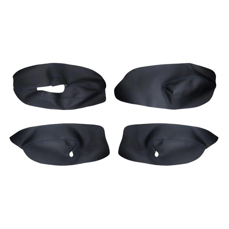 ТОЛЬКО 4-дверный мягкий кожаный дверной подлокотник для VW Golf 4 MK4 Bora Jetta 1999-2005, автомобильный дверной подлокотник, панель кожного покрытия, отделка