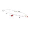 [J2097] - Серебряный браслет 'Ronde du Bonheur' красный белый