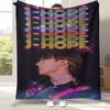 Чон Хосок J Hope Kpop B-BTS Фланелевое одеяло, Ультрамягкий теплый плюшевый плед для дома, спальни, кровати, дивана, офиса, кемпинга, подарок