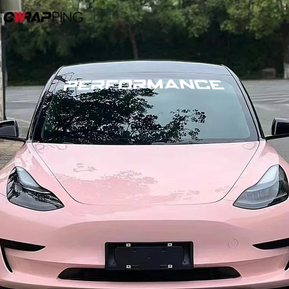 Performance Car Sticker Universal and Door Front Styling Vinyl Stickers Graphics Strip Stickers Auto Door Visor Window Decorate
