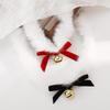Sweet Bow Pendant Necklace Christmas Tree Xmas Clavicle Chain  Jewelry Accessories