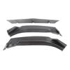 3pcs Carbon Fiber Style Front Bumper Lip Spoiler Fit for Mazda 3 Axela 2014‑2019