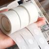 100pcs/Roll Transparent Dots Glue Removable Double Sided Adhesive Tape for Scrapbook, Journal, Photo, Memo & Household Use