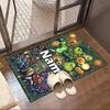 Custom Name Personalized Plants VS Zombies Print Carpet, Versatile Home Decor Rug, for Playroom, Apartment, Balcony, Entryway, Hallway Gift