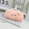 Plush Piggy Pencil Case Girly Cute Large Capacity Pencil Stationery Bag Cosmetic Bag Storage