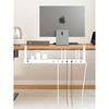 Under Desk Cable Management Tray,Extendable Sturdy Steel Under Desk Cord Hider Raceway,Power Strip Cord Holder Wire Management