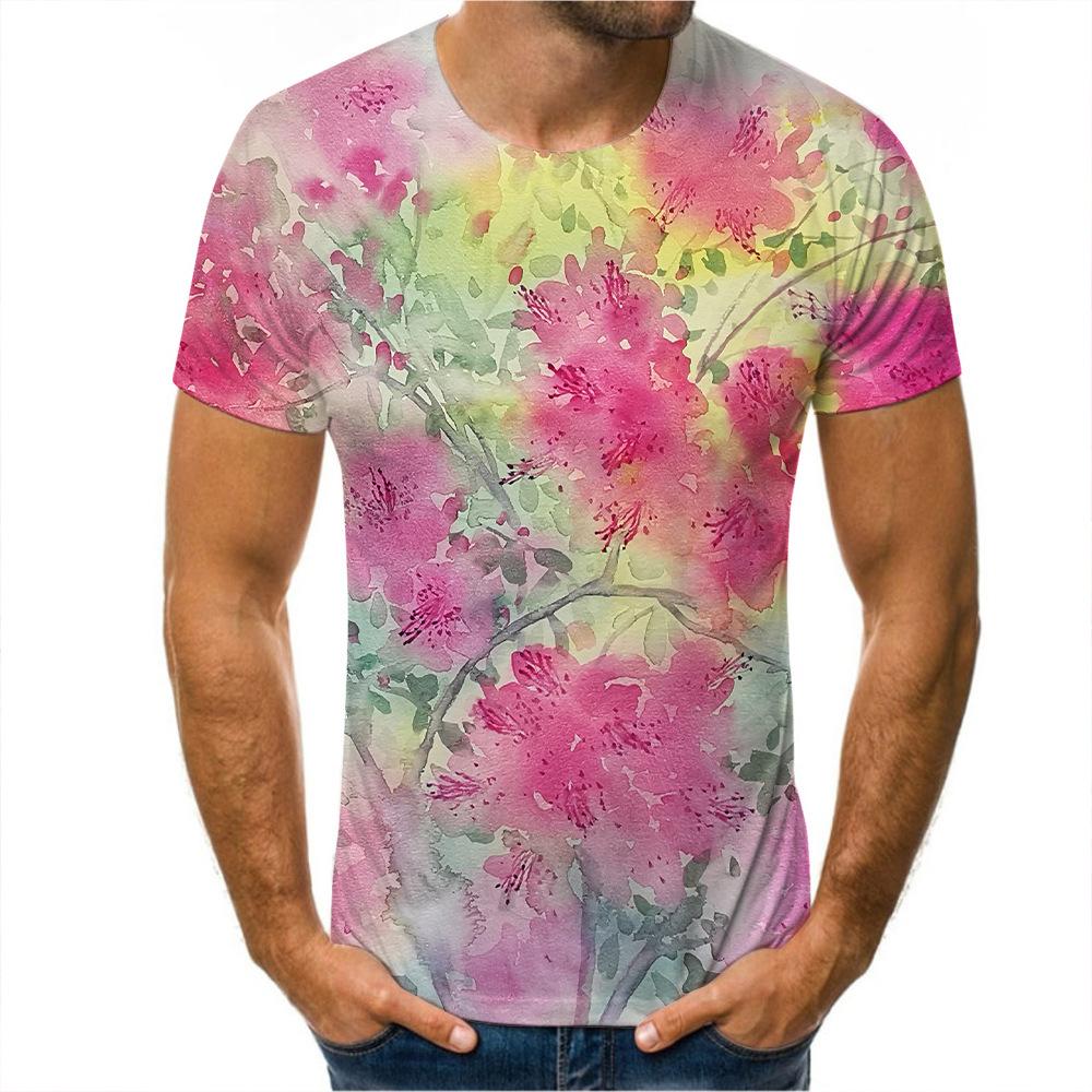 3D футболка мужские футболки с 3D принтом модные футболки с круглым вырезом одежда мужские повседневные футболки с короткими рукавами летний топ