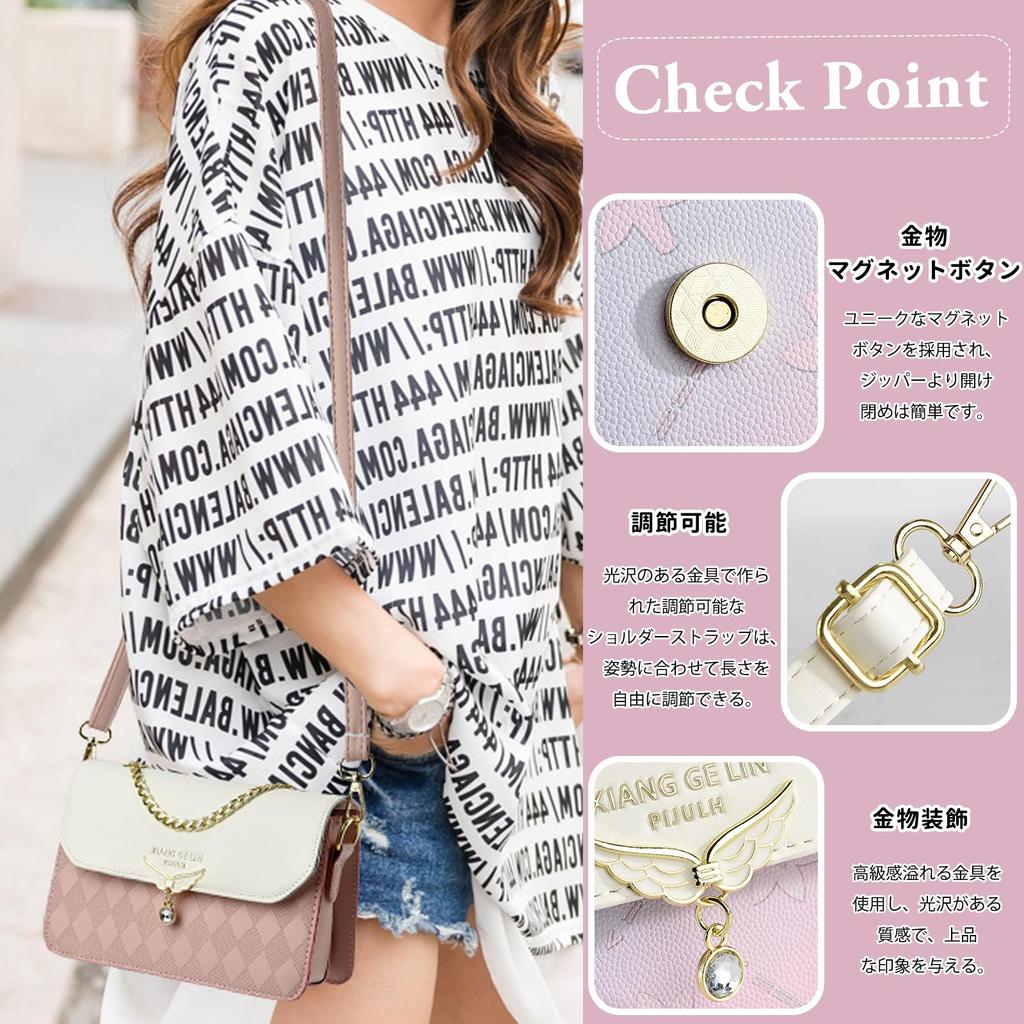 Shoulder Bag for Women and PU Perfect for and Black Type 2 NICOLE&DORIS Girls, Cute, Small, Crossbody, Stylish, Leather, Retro, 2-Way, Popular,