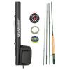 Kylebooker Комбинированный комплект для нахлыста 3/4/5/6/7/8, стартовый комплект удочки и катушки для нахлыста с одним дорожным футляром
