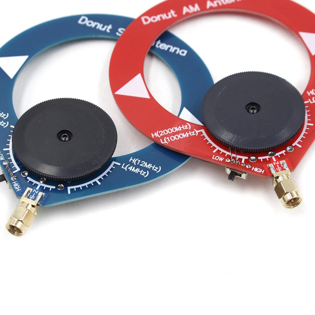 Donut AM MW/SW Antenna Short Wave Radio Small Loop Antenna Outdoor Replacement for HFDY Malahiteam DSP DSP2 Receiver