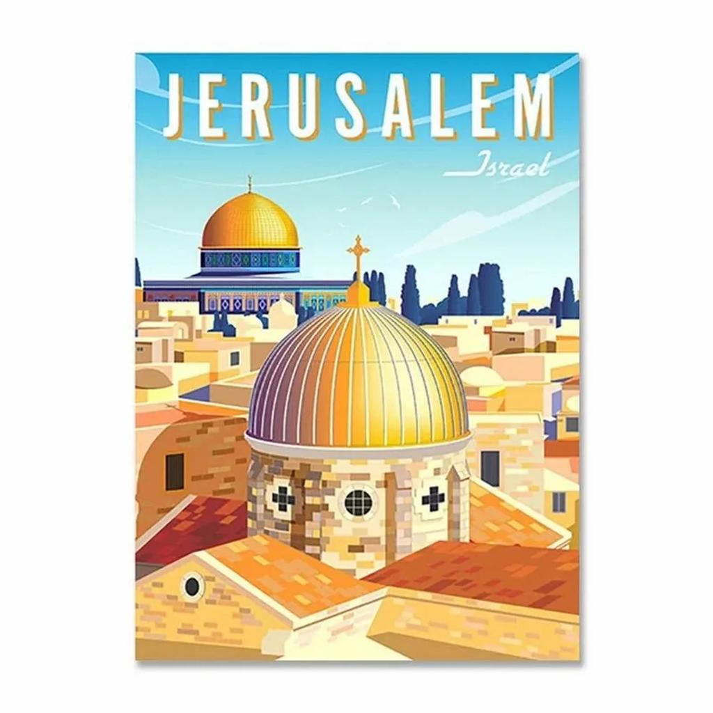 Metal Tin Signs Cappadocia Dubai Wall Decoration Plaque Vintage Art Poster Iron Painting for Man Cave Home Cafe Garden Club Bar