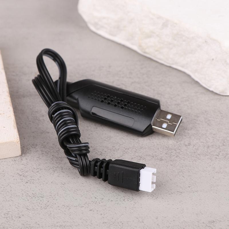 2S 7.4V 1A USB зарядное устройство для 7.4V 2S Lipo аккумуляторов с разъемами Xh-3P Rc машинки дроны лодки 7.4V аккумуляторы USB зарядный кабель