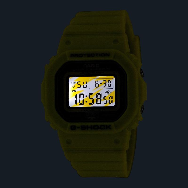 Casio Мужские часы G-SHOCK, кварцевые, с противоударным и водозащитным корпусом 200 м, из смолы, с будильником GMD-S5600EP-9