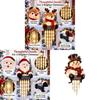 Winterglow Snowman Reindeer Solar Icicle Light Decor For Christmas Holiday Home Yard Scene