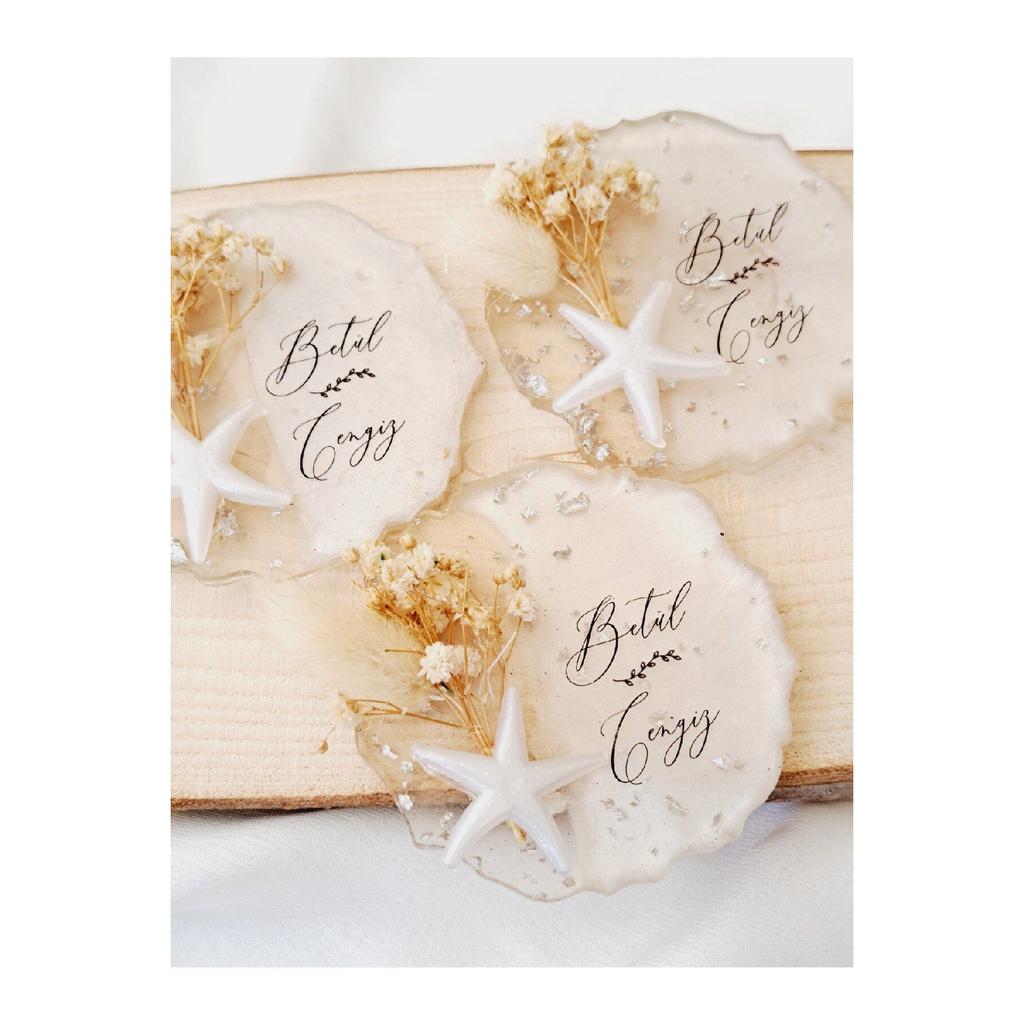 20 эпоксидных магнитов (Свадебные подарки, Подарки на помолвку)