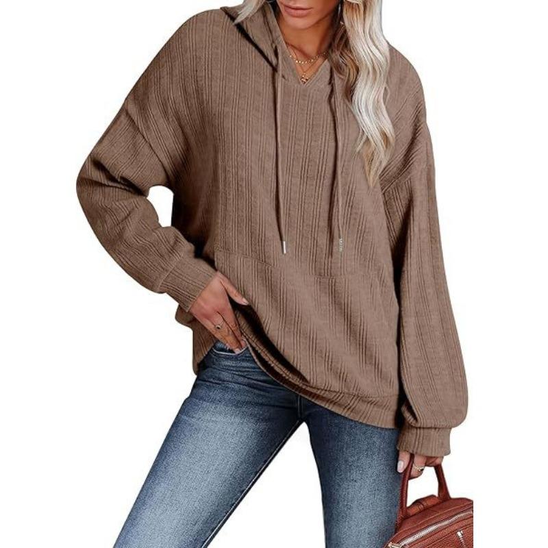 Autumn Winter Loose Pullover Hooded Women's Top Casual Pocket Long Sleeved Hoodies & Sweatshirts Women’s