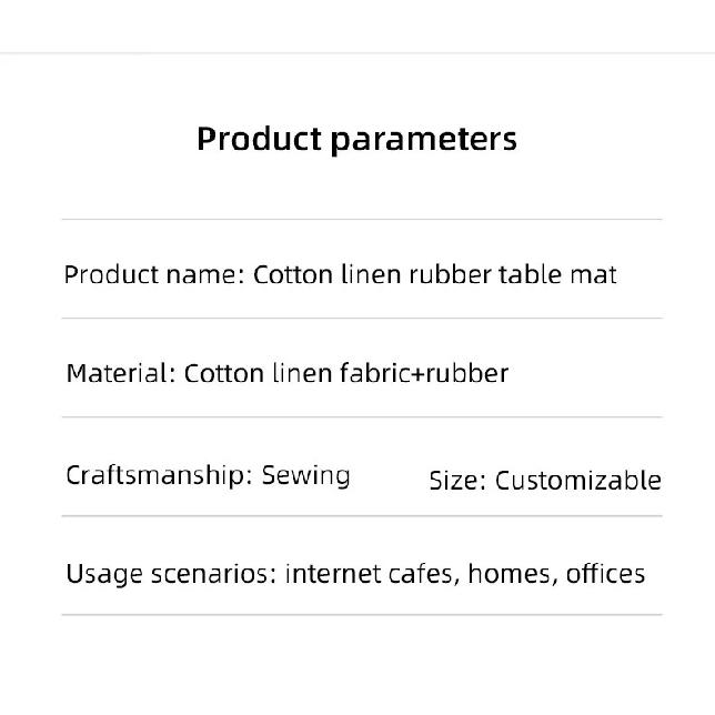 Cotton and Linen Rubber XXL Mouse Pad Gaming MousePad Large Desk Mat Gaming PC Desk Mat Computer Desk Pad Gaming Mouse Pad