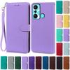 Hot 20i Case For Infinix Hot 20i Case Wallet Leather Flip Cover For Infinix Hot 20i Case X665C X665E Phone Cover Coque Fundas