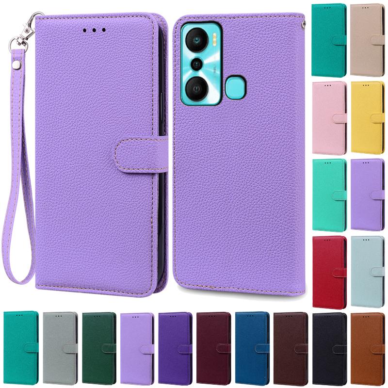 Hot 20i Case For Infinix Hot 20i Case Wallet Leather Flip Cover For Infinix Hot 20i Case X665C X665E Phone Cover Coque Fundas
