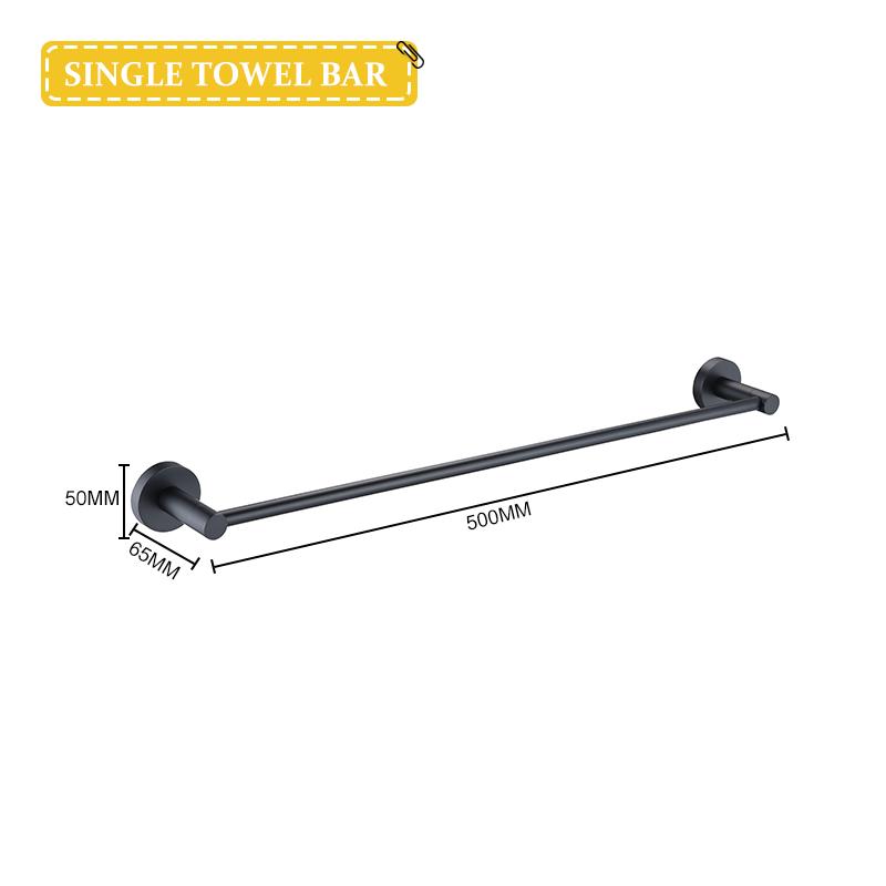 Матово-черная фурнитура для ванной комнаты из нержавеющей стали 304, держатель для полотенец, держатель для туалетной бумаги, держатель для жидкого мыла, вешалка для полотенец, туалетные принадлежности