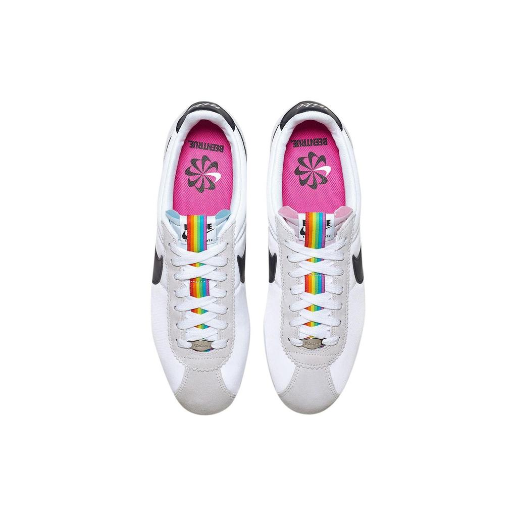 Nike Cortez Скользкие Легкие Нескользящие Легкие Низкие Повседневные Беговые Кроссовки Унисекс Серый Белый Черный 2017 902806-100