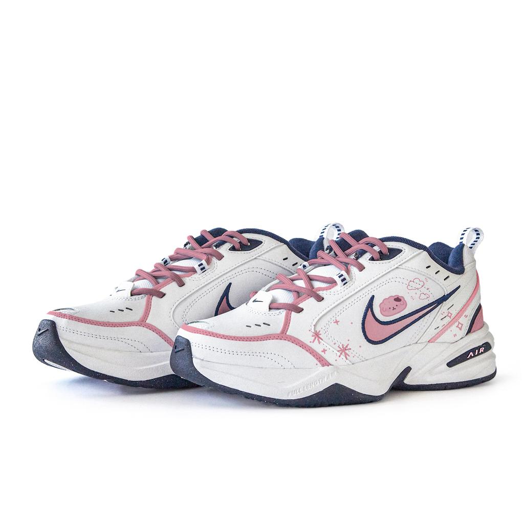Nike Air Monarch 4 Турция Кофе, Диндуо Нескользящие Износостойкие Низкие Массивные Кроссовки Унисекс Белый 415445-102 (Команда746-)