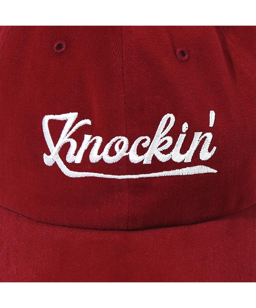 Кепка OGARP с логотипом Knockin B.B. Бордовая