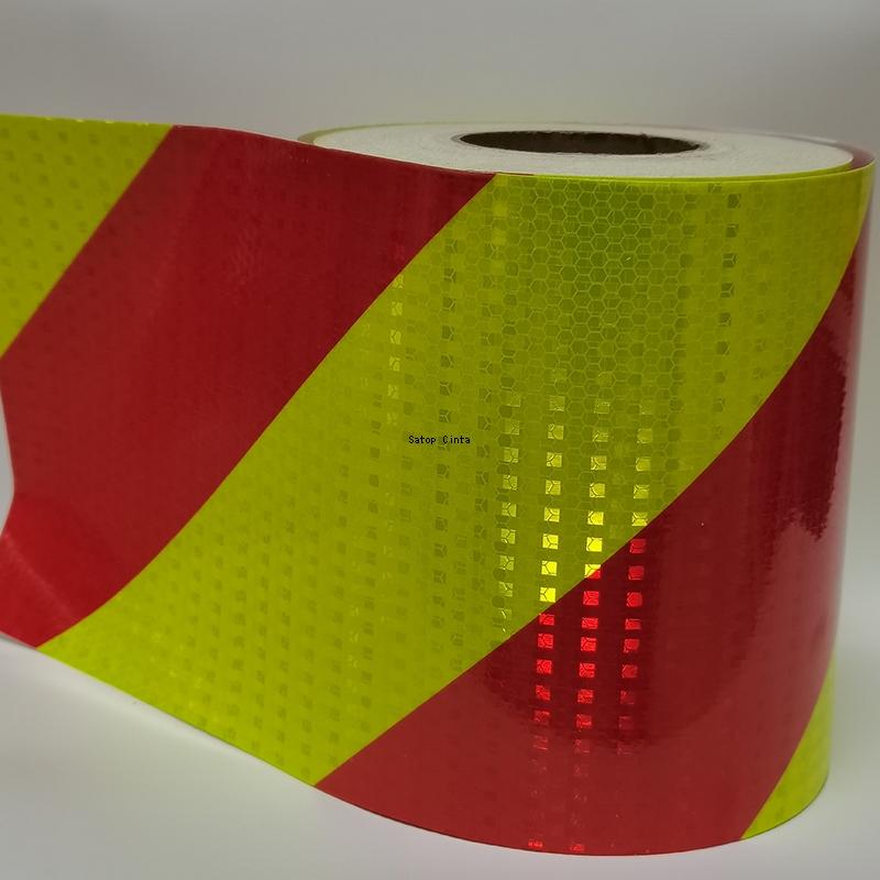 20cm*1M Reflective Tape Fluorescent Yellow High Visibility Reflector Sticker Safety Warning Conspicuity Waterproof Adhesive Film
