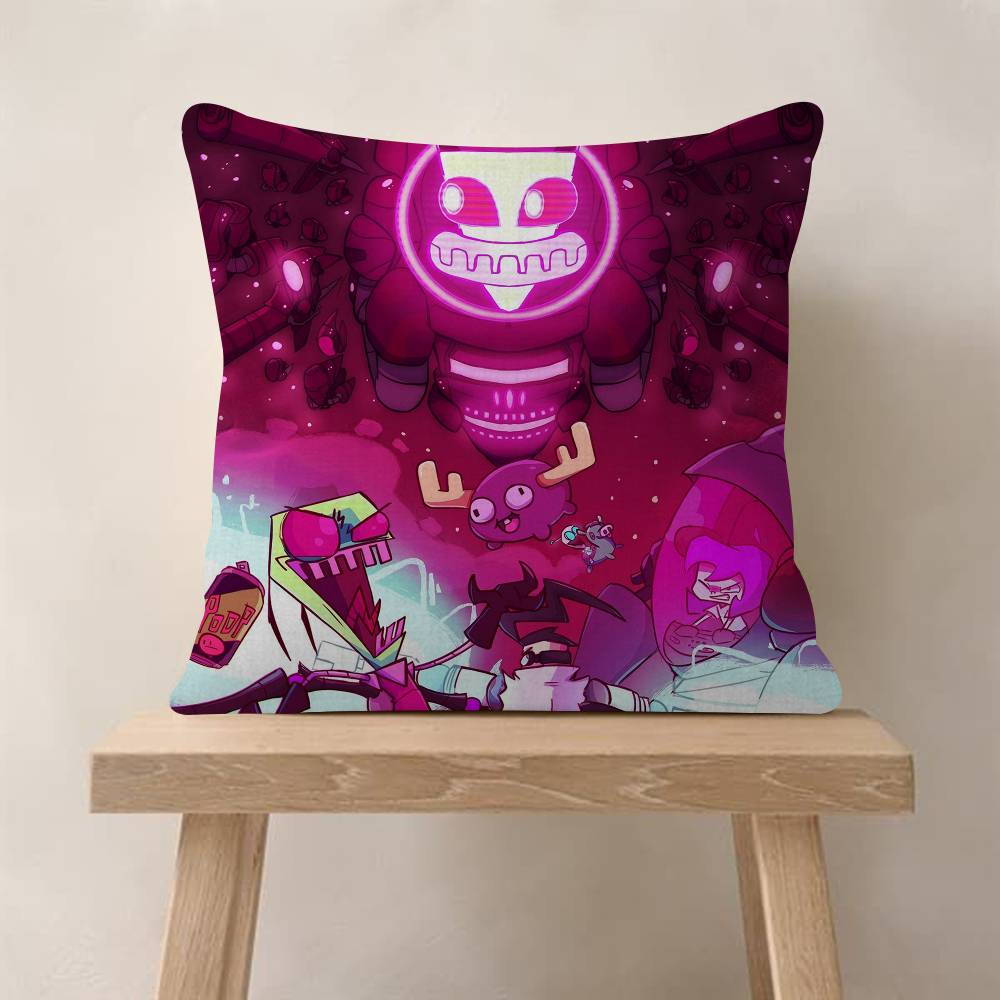 Invader ZIM Мультяшный Фильм Наволочка Мультяшный Подарок Чехол на Подушку Спальня Дом Диван Стул Сиденье Декор Наволочка