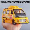1/24 модель автомобиля из сплава, игрушка Wuling Hongguang, модифицированный фургон, имитация литого металла, звуковая и световая модель автомобиля, игрушка для мальчика, подарочная коллекция украшений